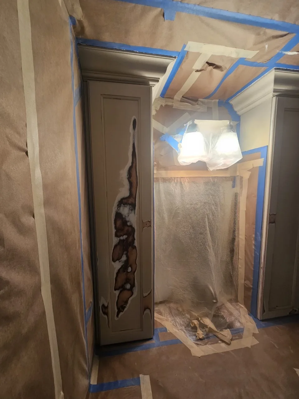 Preparation for cabinet restoration